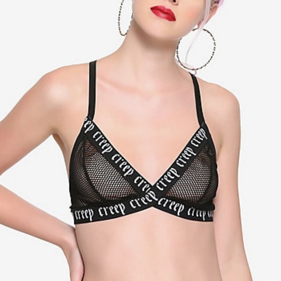 Nwt creep creepy gothic bralette - Picture 3 of 3